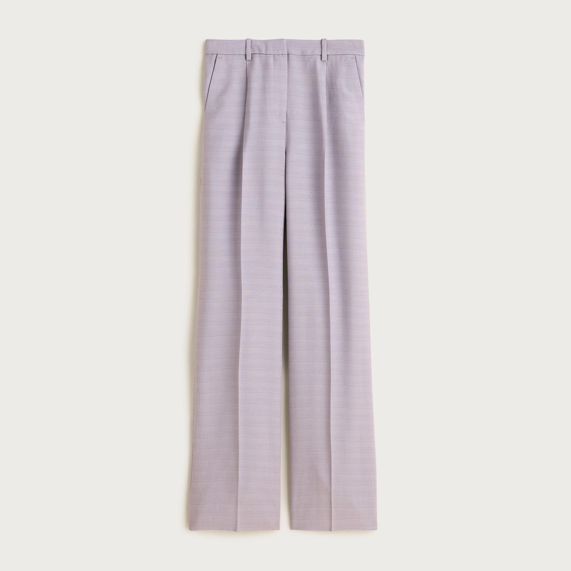 essential wide-leg pant in luster canvas