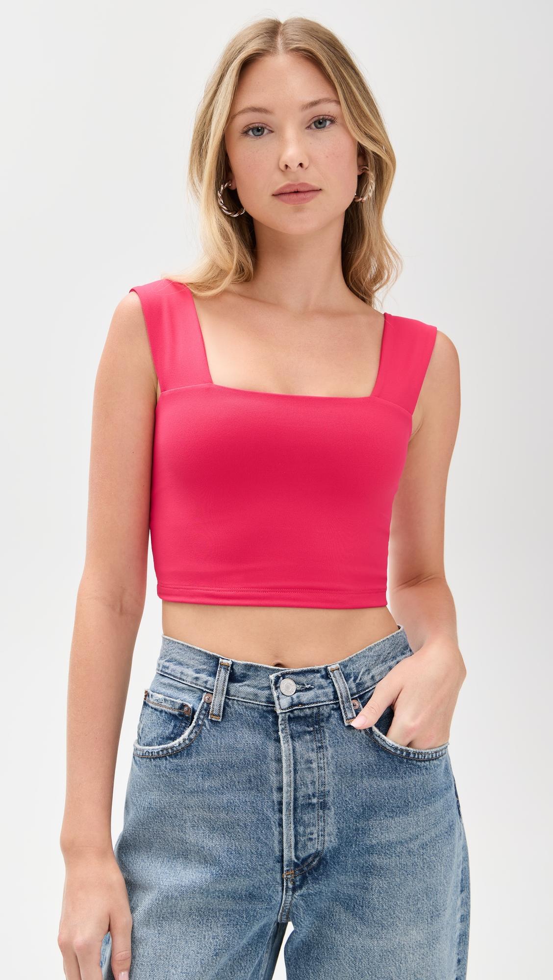 essential wide strap top