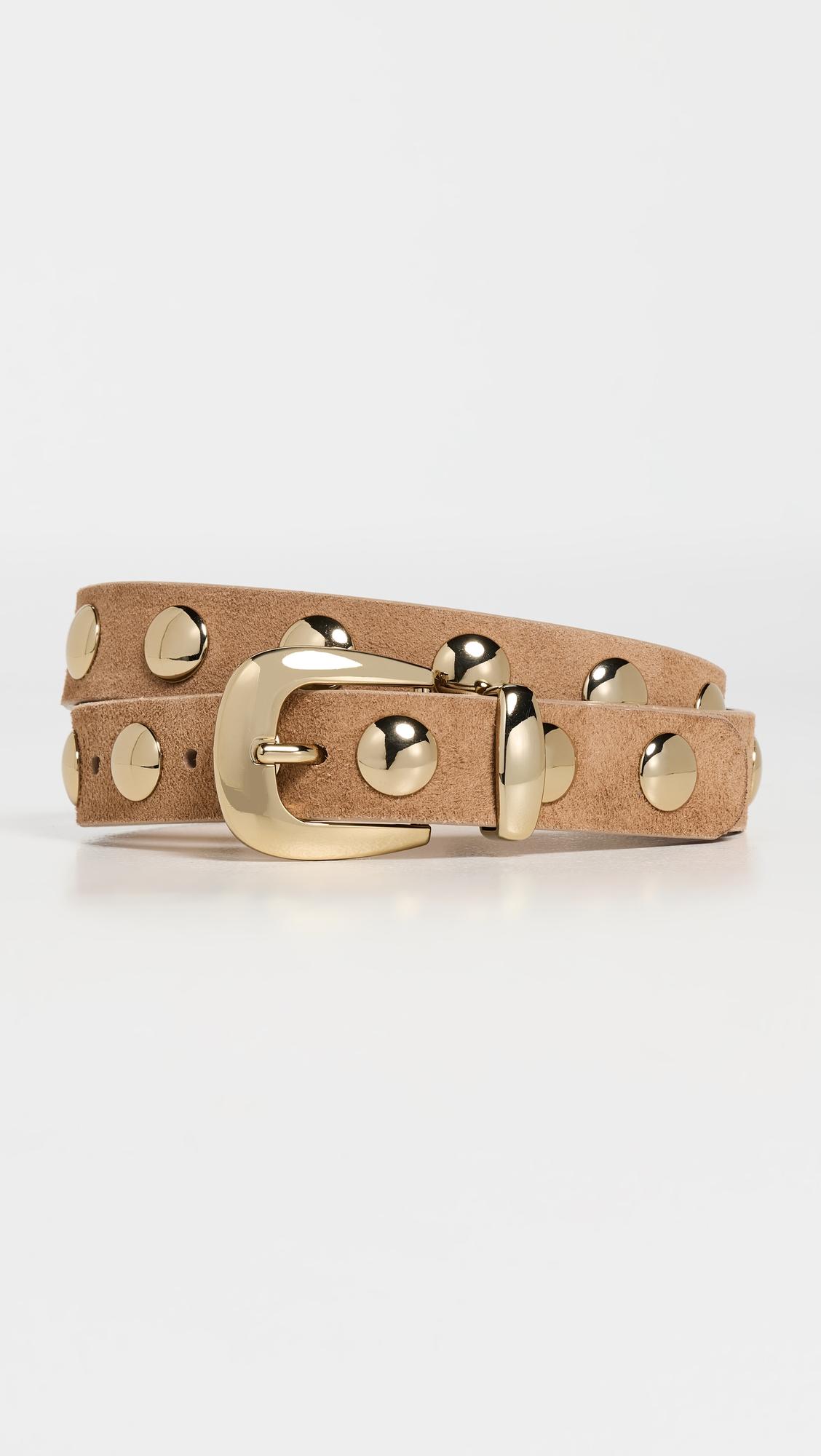 essentials western studded belt