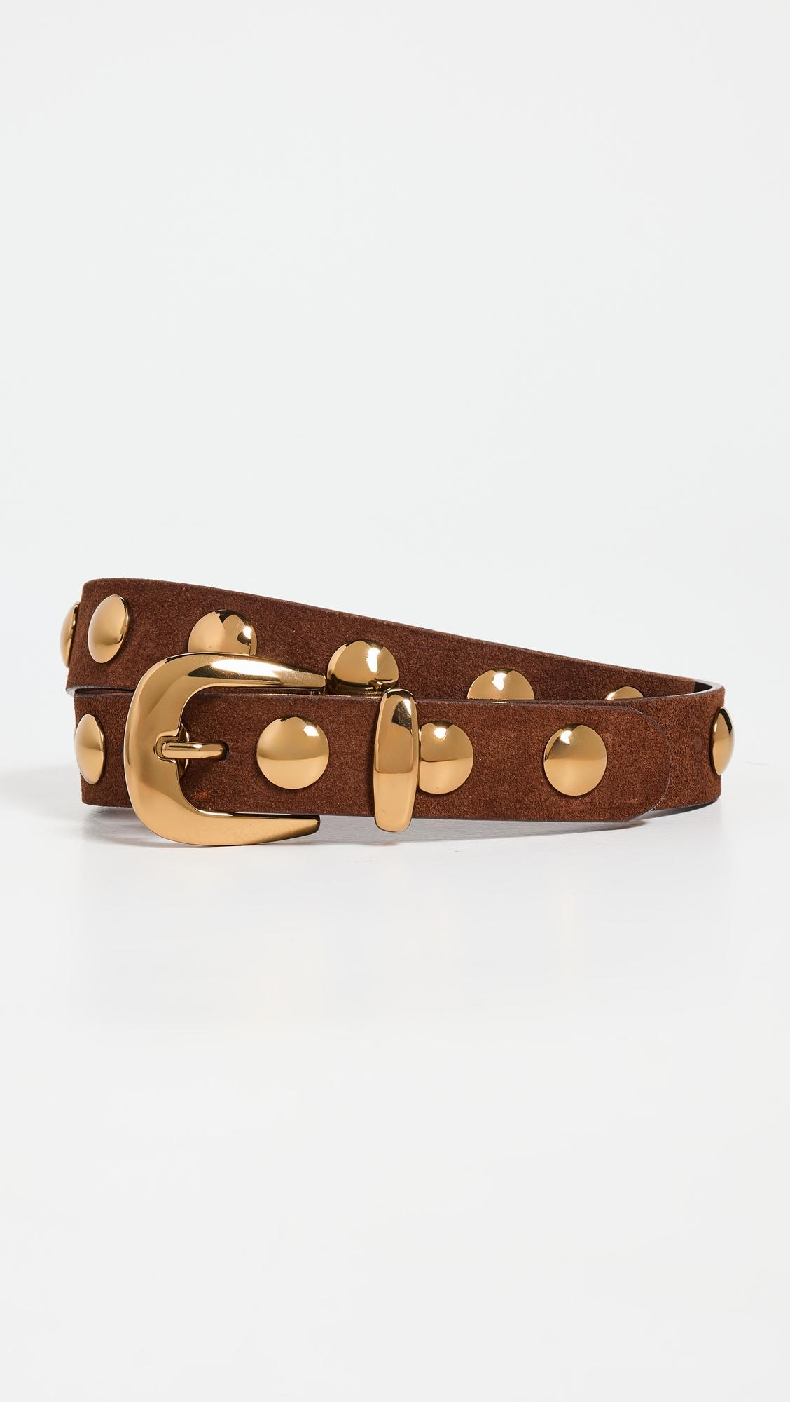 essentials western studded belt
