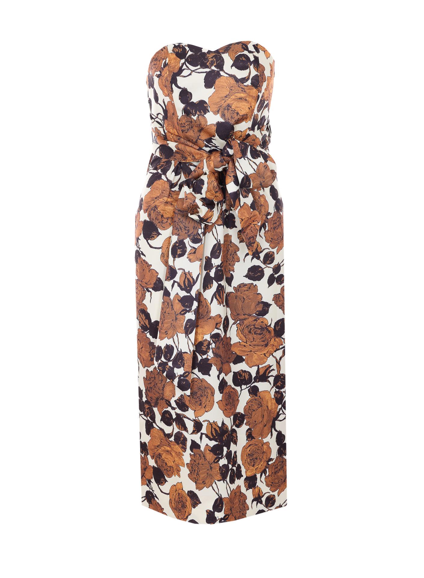 essentiel antwerp dresses beige 100polyester - women