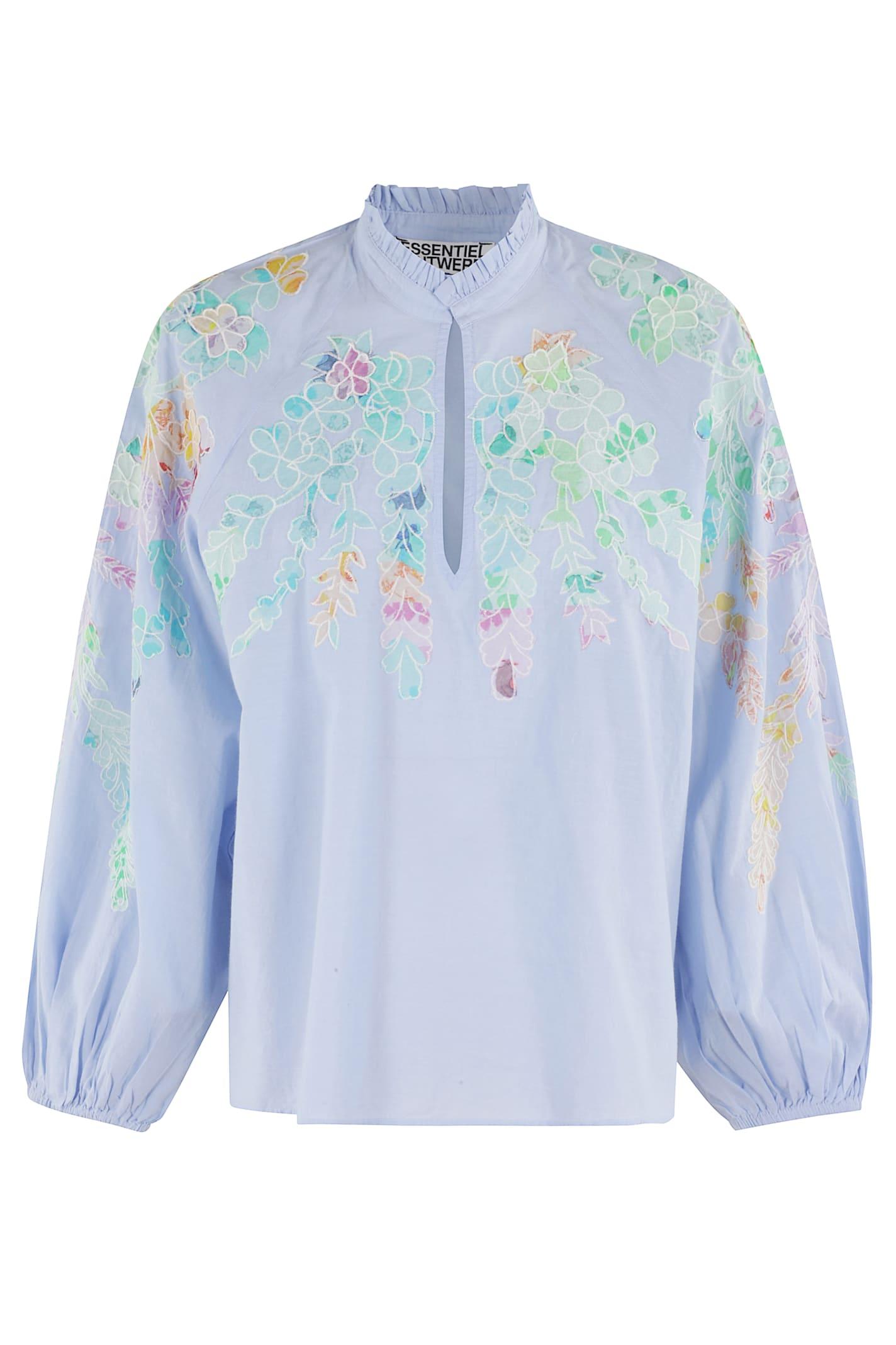 essentiel antwerp hitrus appliqued detail top