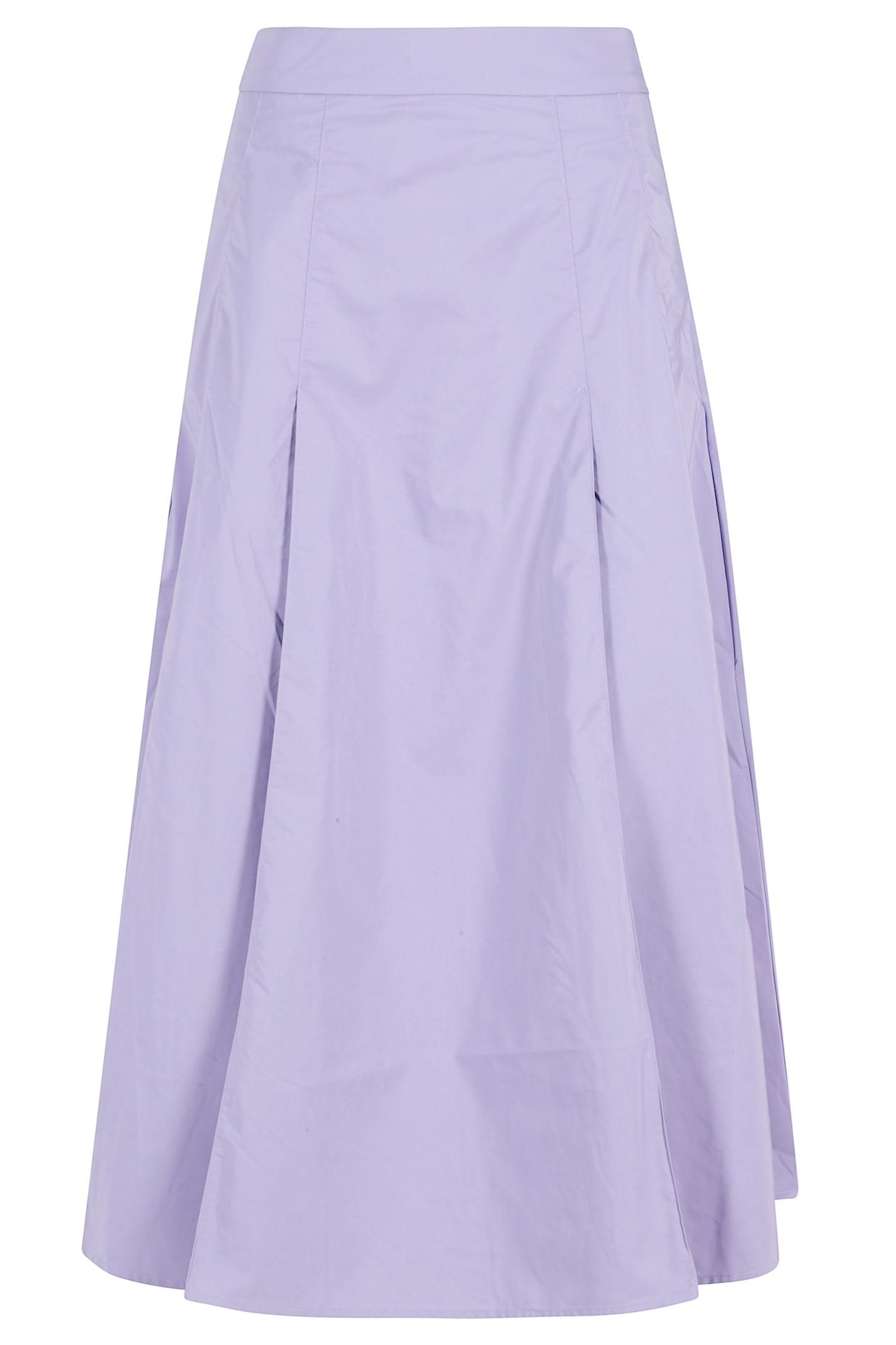 essentiel antwerp jaelyn deep pleat midi-skirt