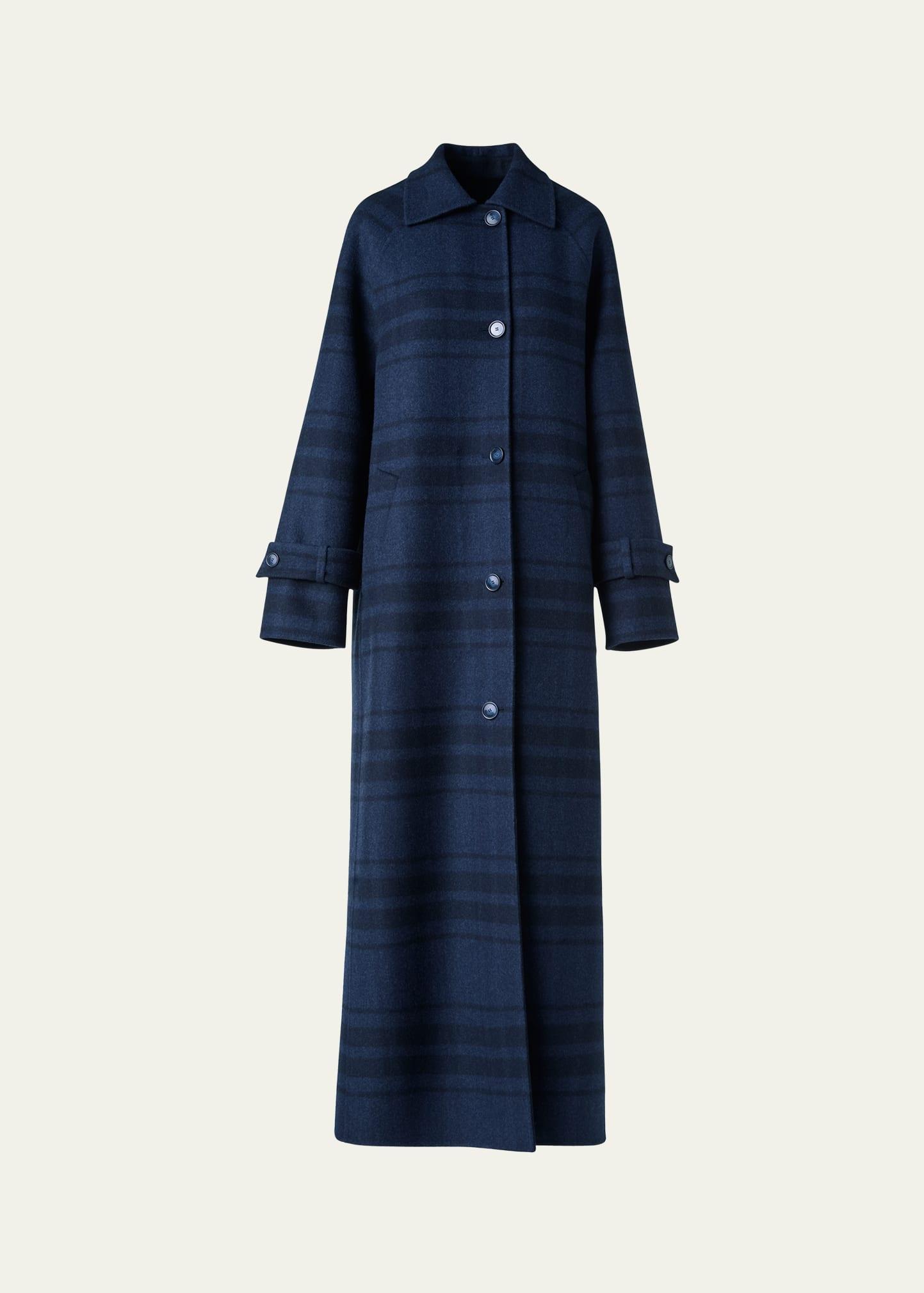 estelle double-face wool maxi coat