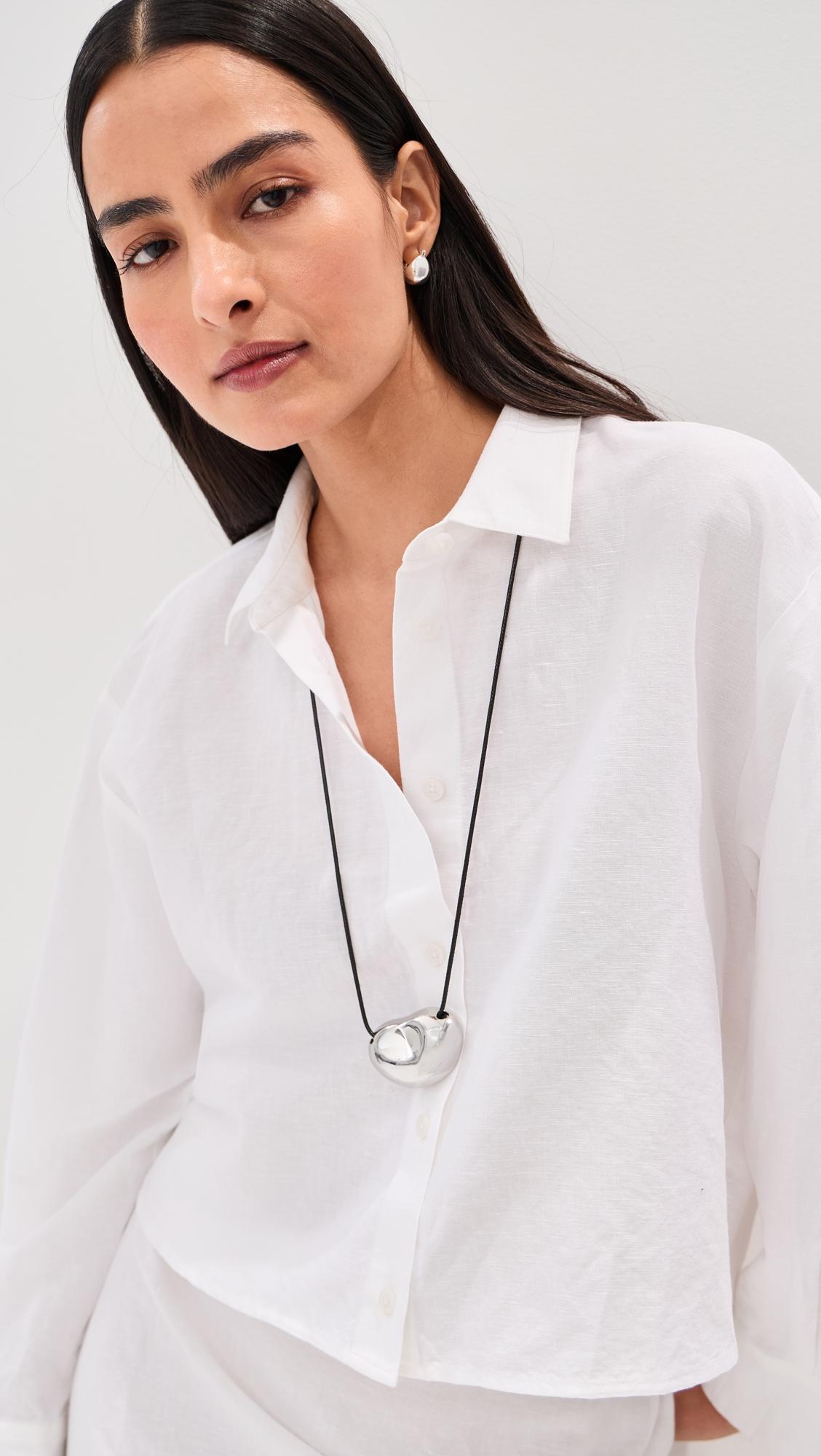 estelle linen button down shirt