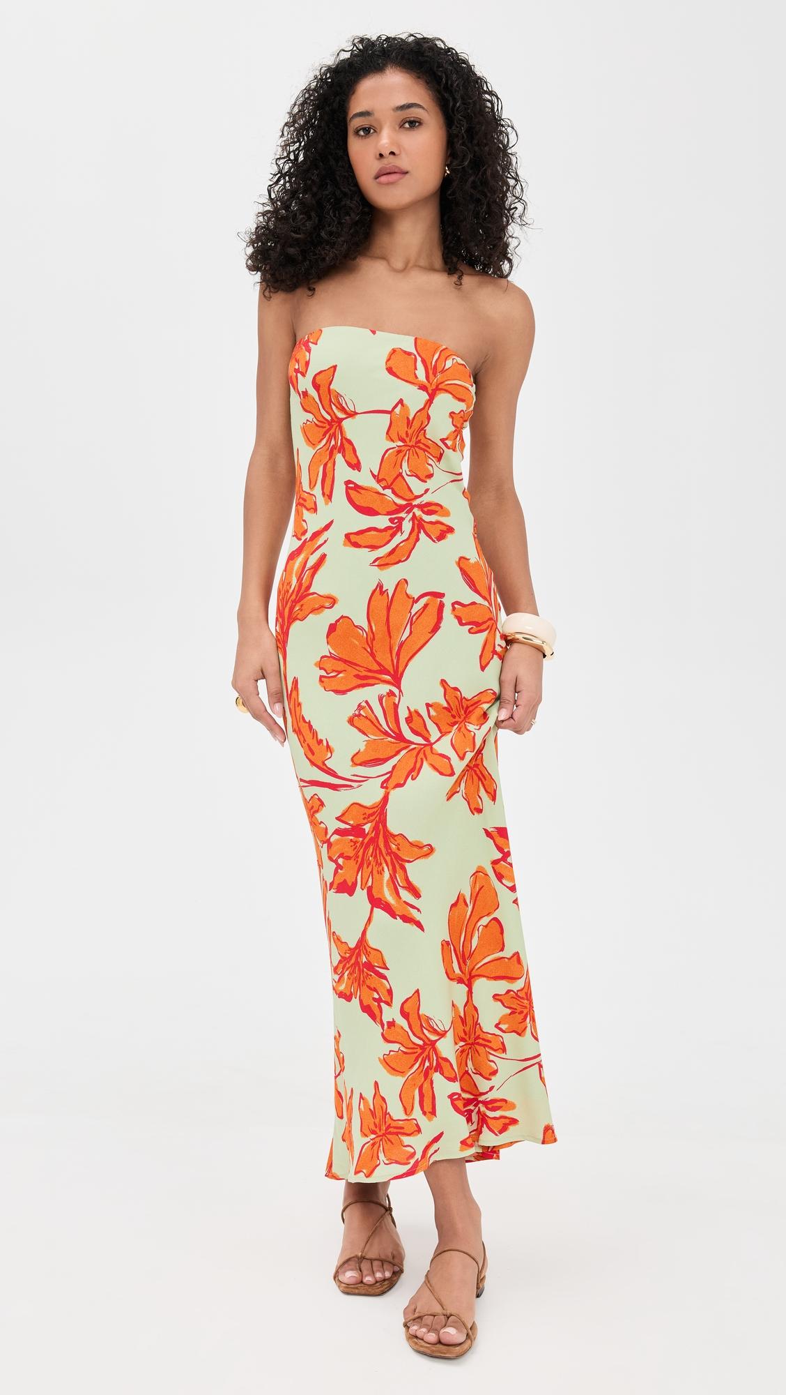 estelle strapless maxi dress