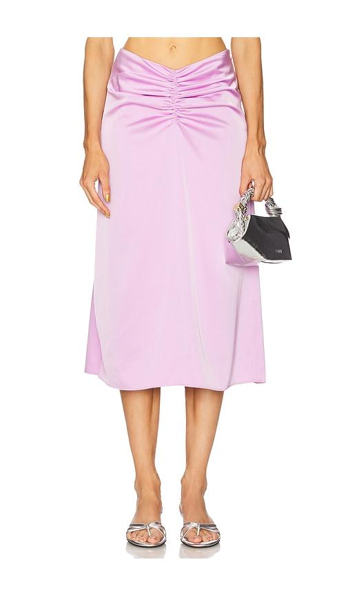 et ochs lain skirt in lavender.