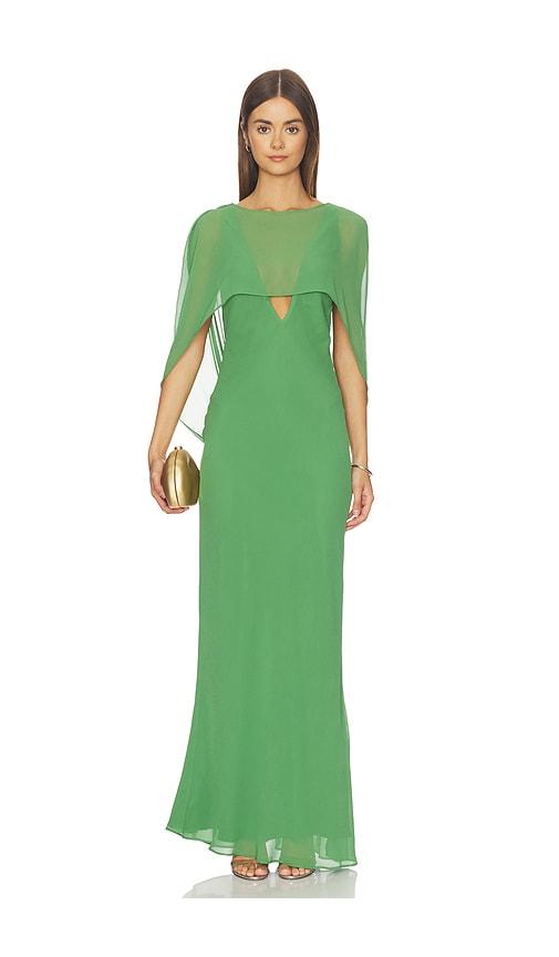et ochs reese gown in green.