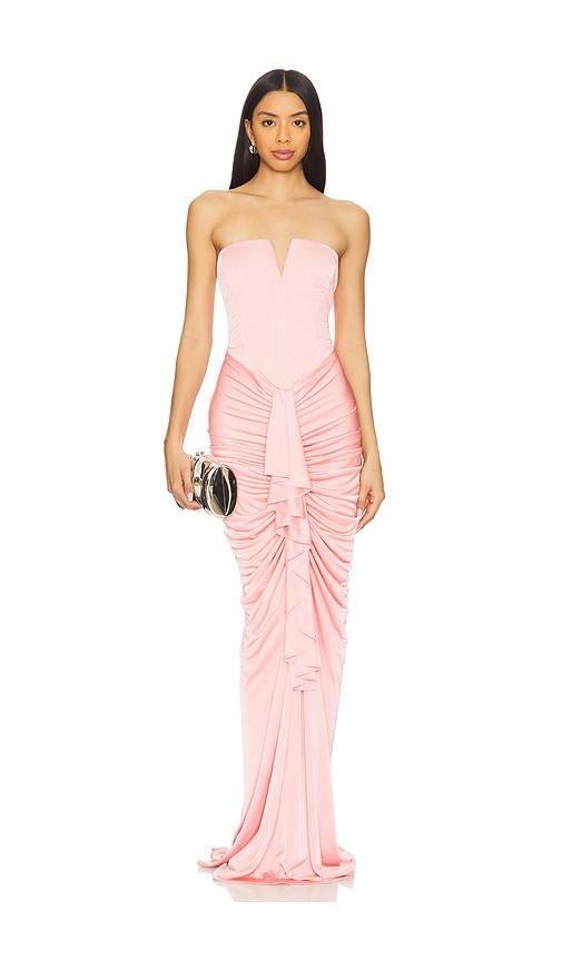 et ochs selena gown in pink.