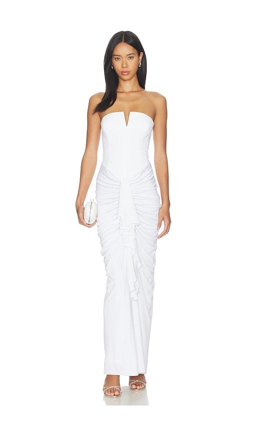 et ochs selena gown in white.