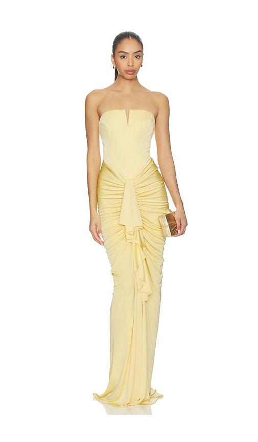 et ochs selena gown in yellow.