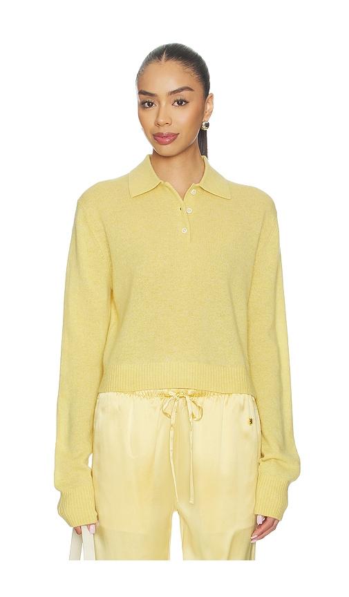 eterne barrett sweater in yellow.