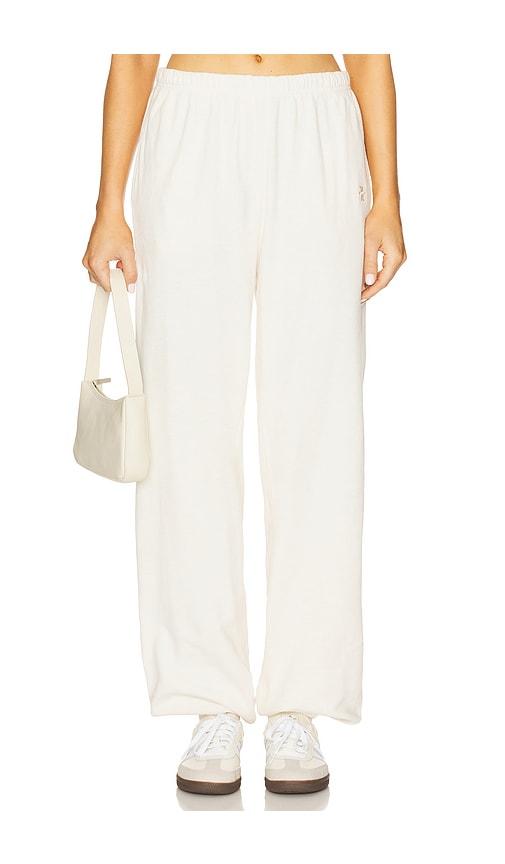 eterne boyfriend lightweight french terry pocket sweatpant in neutral.