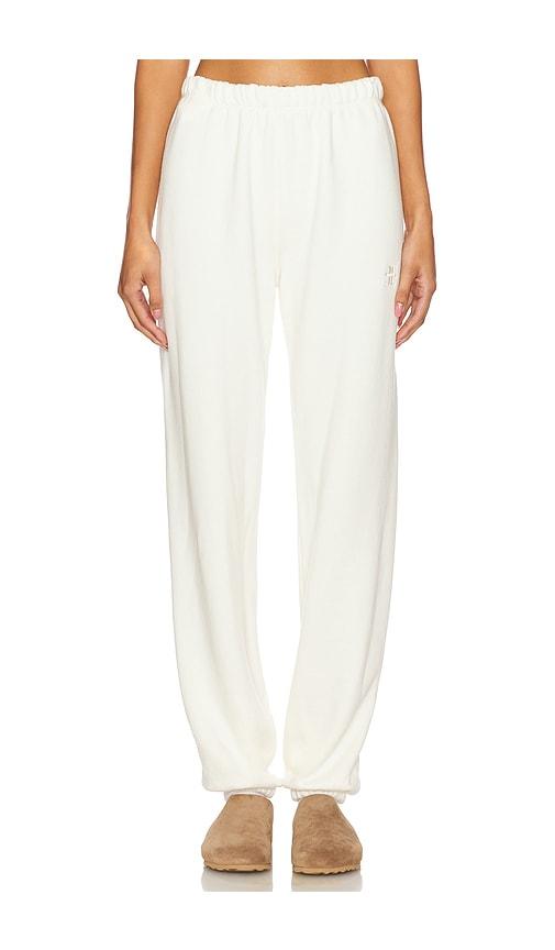 eterne classic sweatpant in cream.