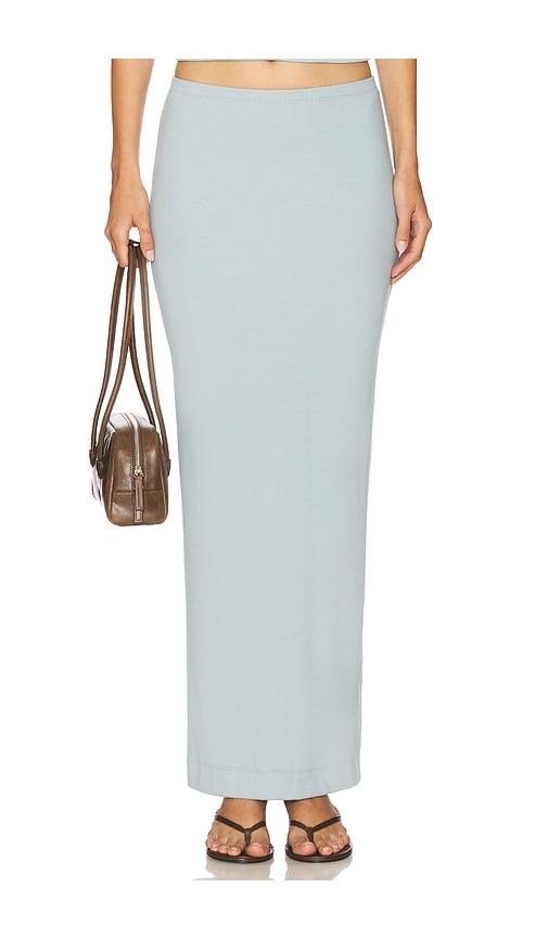 eterne emma skirt in blue.