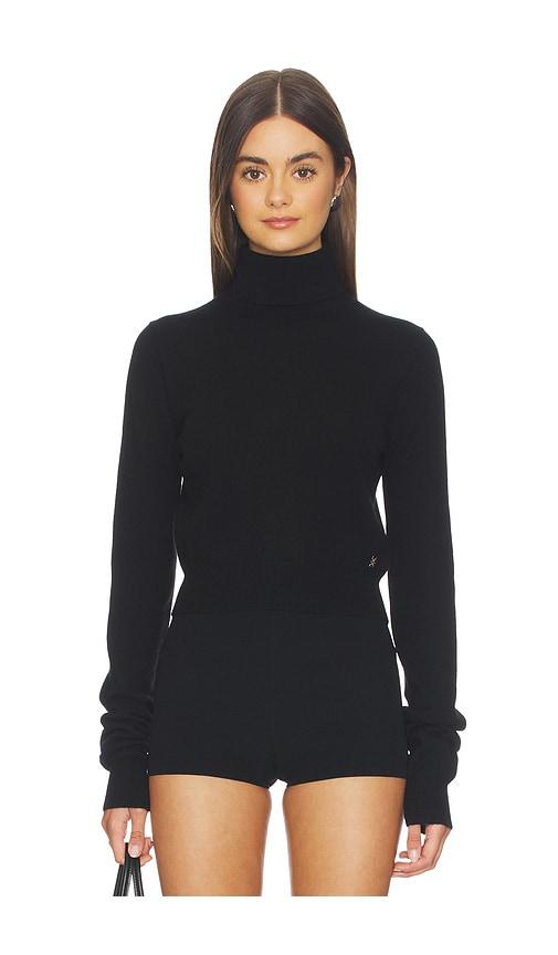 eterne etienne sweater in black.