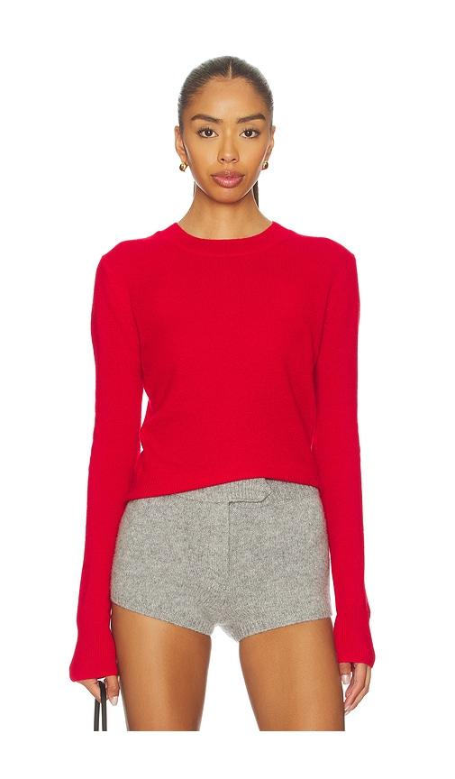 eterne francis sweater in red.