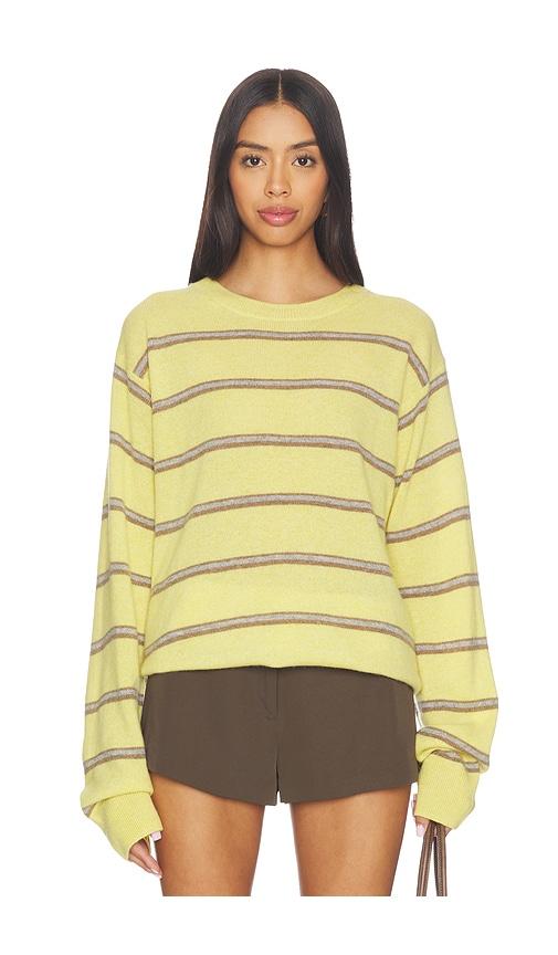 eterne james sweater in yellow.