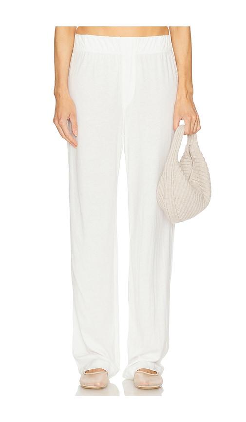 eterne lounge pant in ivory.