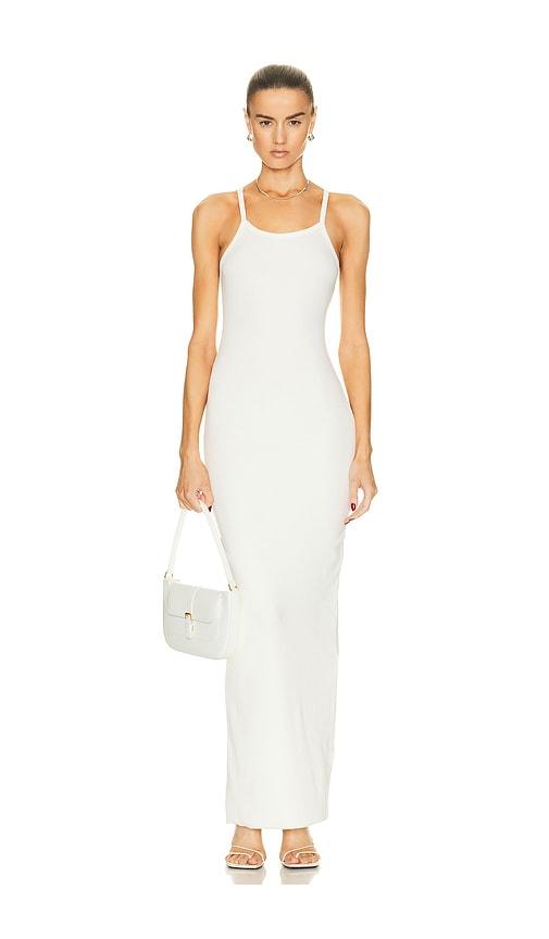 eterne tank maxi dress in cream.