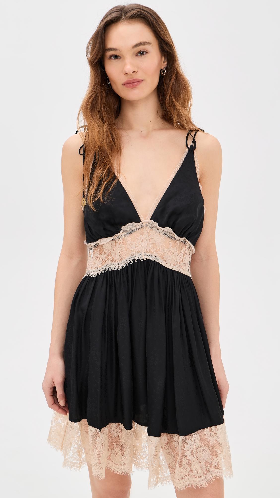 ethel solid mini dress