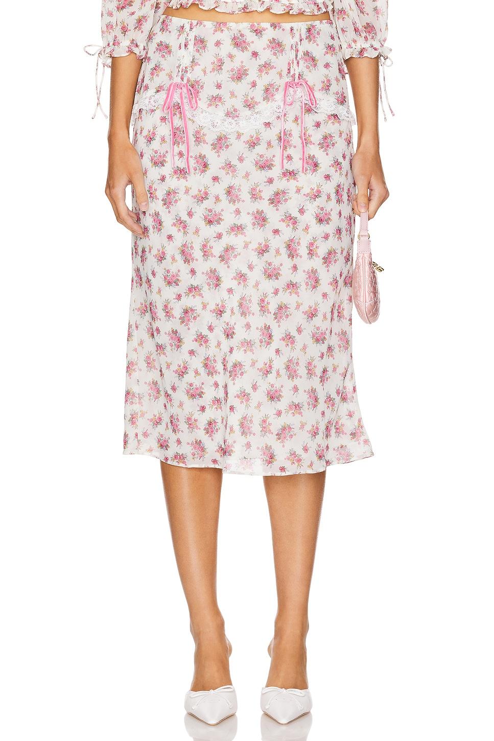 etienne midi skirt