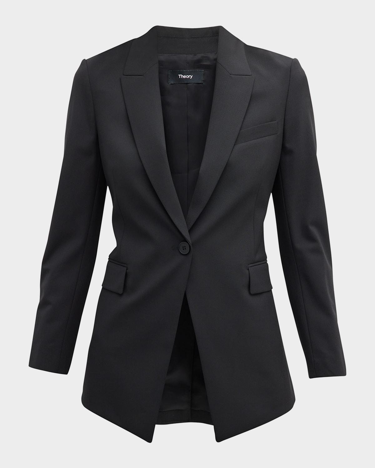 etiennette wool blazer