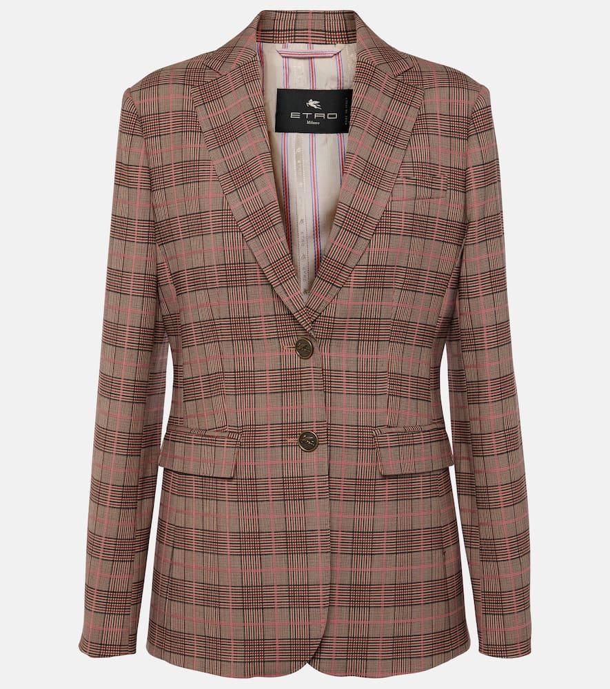 etro checked wool