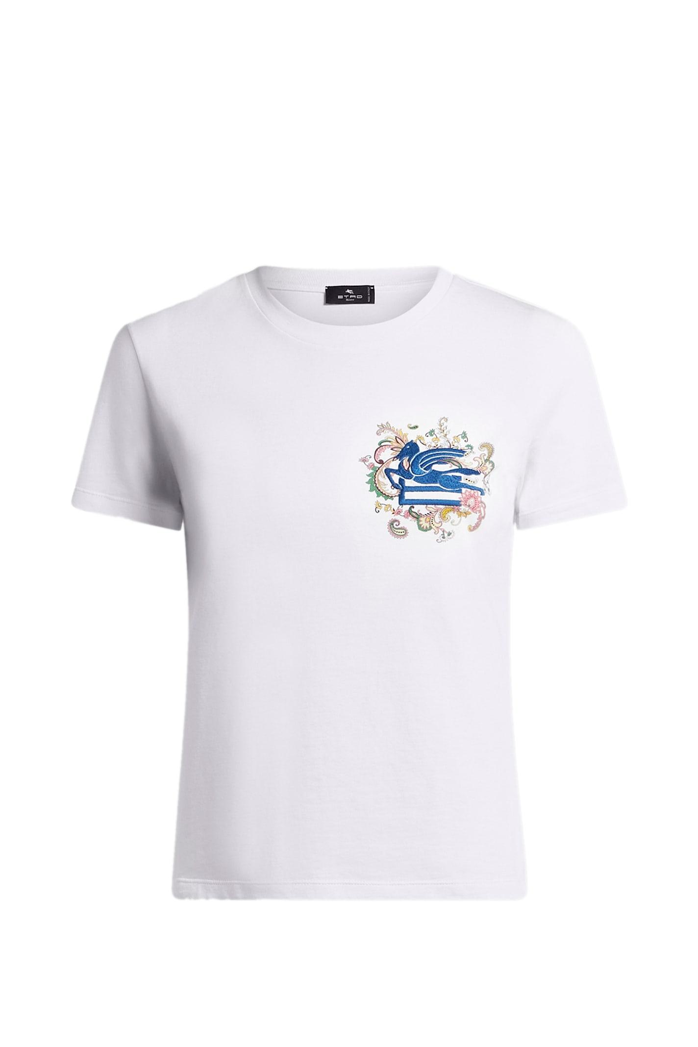 etro cotton crew-neck t-shirt