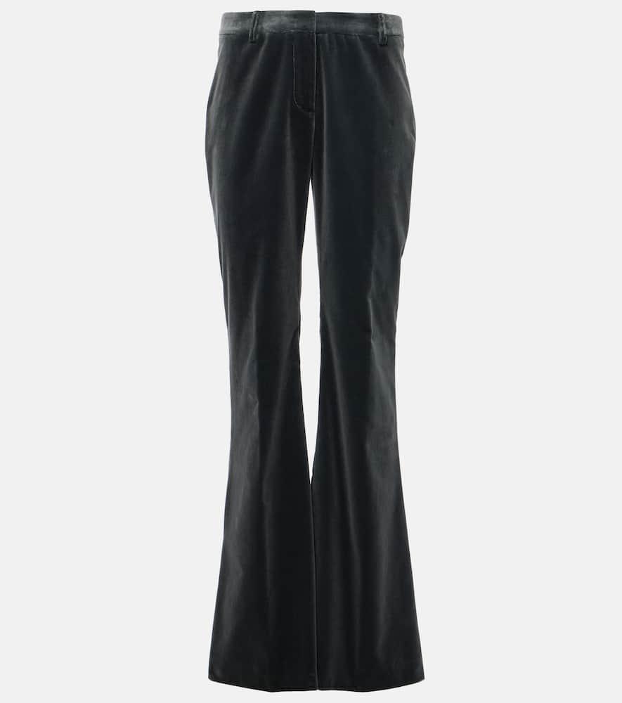 etro cotton flared pants