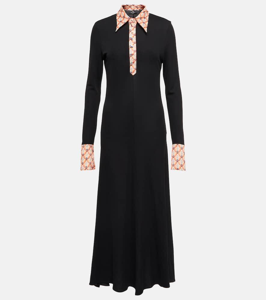 etro crêpe maxi dress