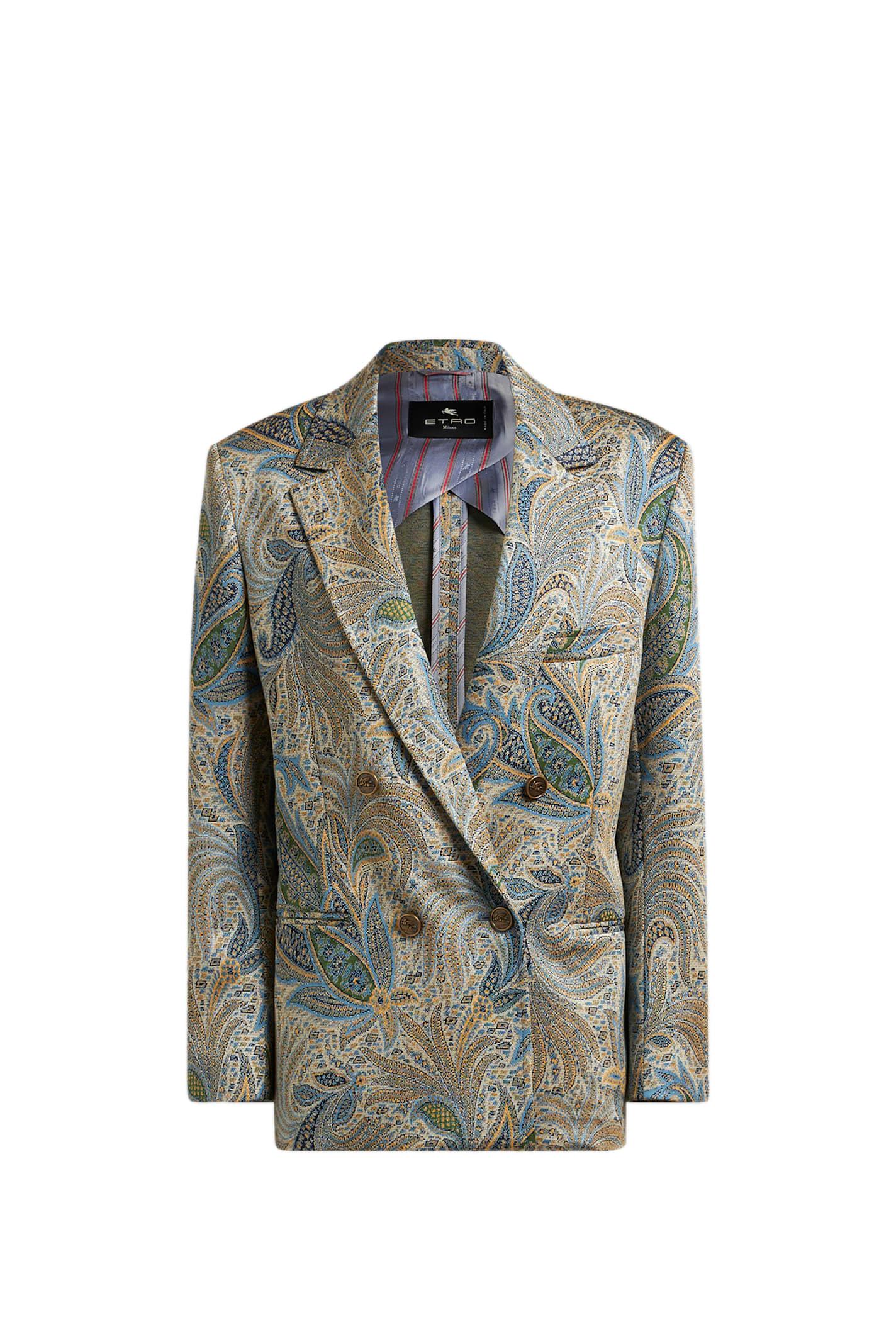 etro double-breasted jacket