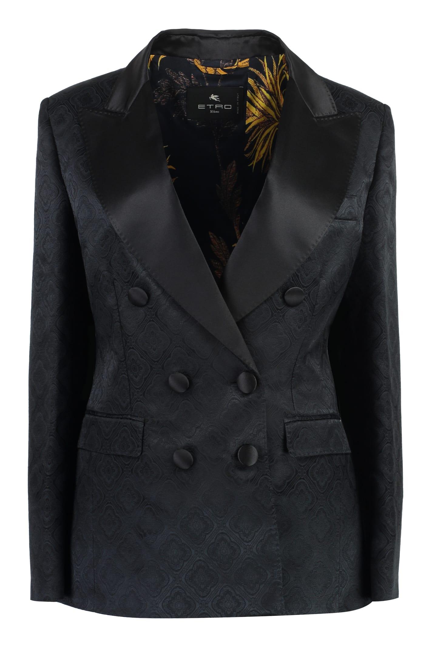 etro double-breasted jacket