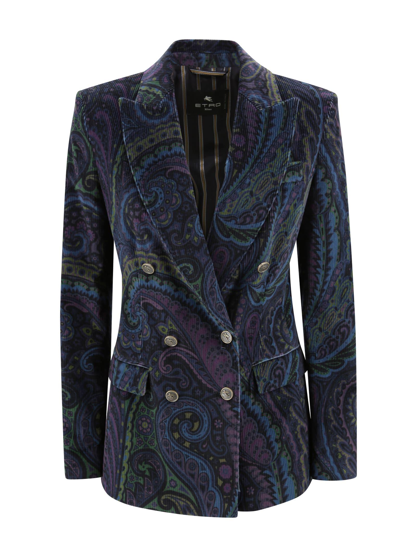etro double-breasted jacket