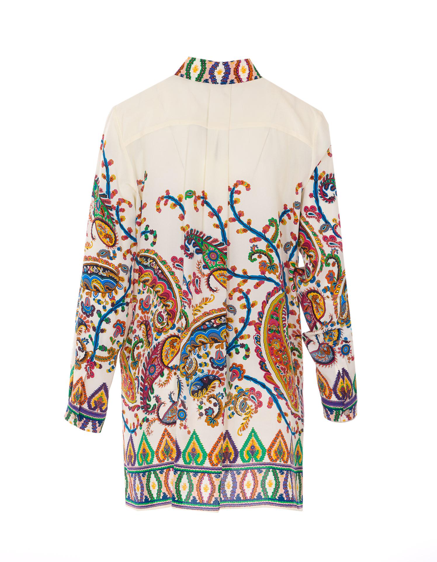 etro dresses white silk - women