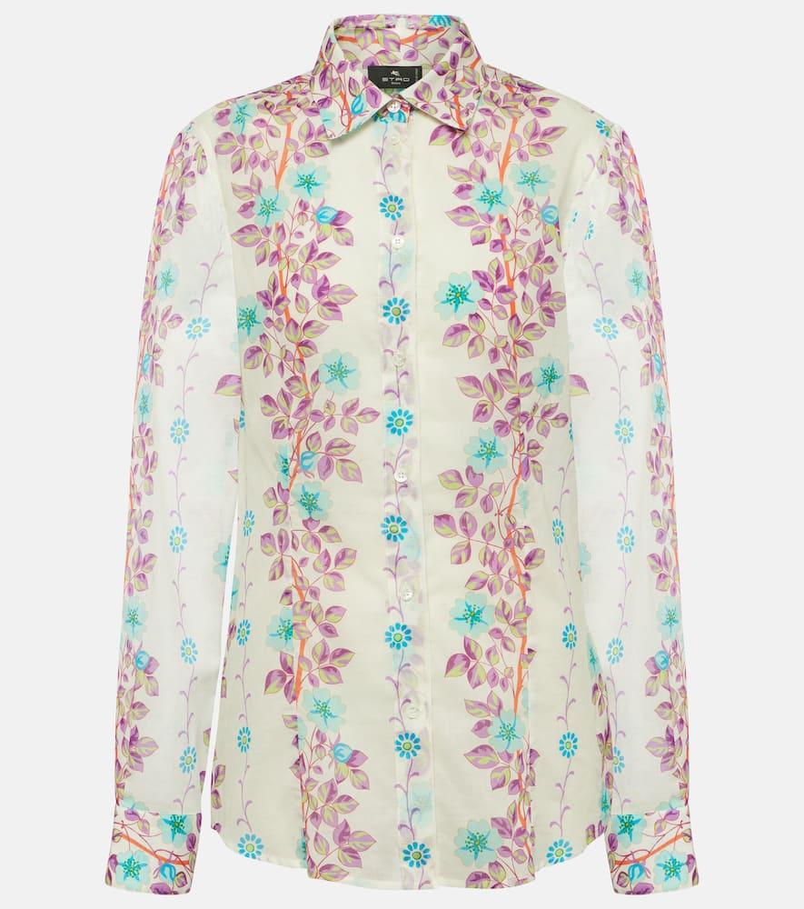 etro floral cotton shirt