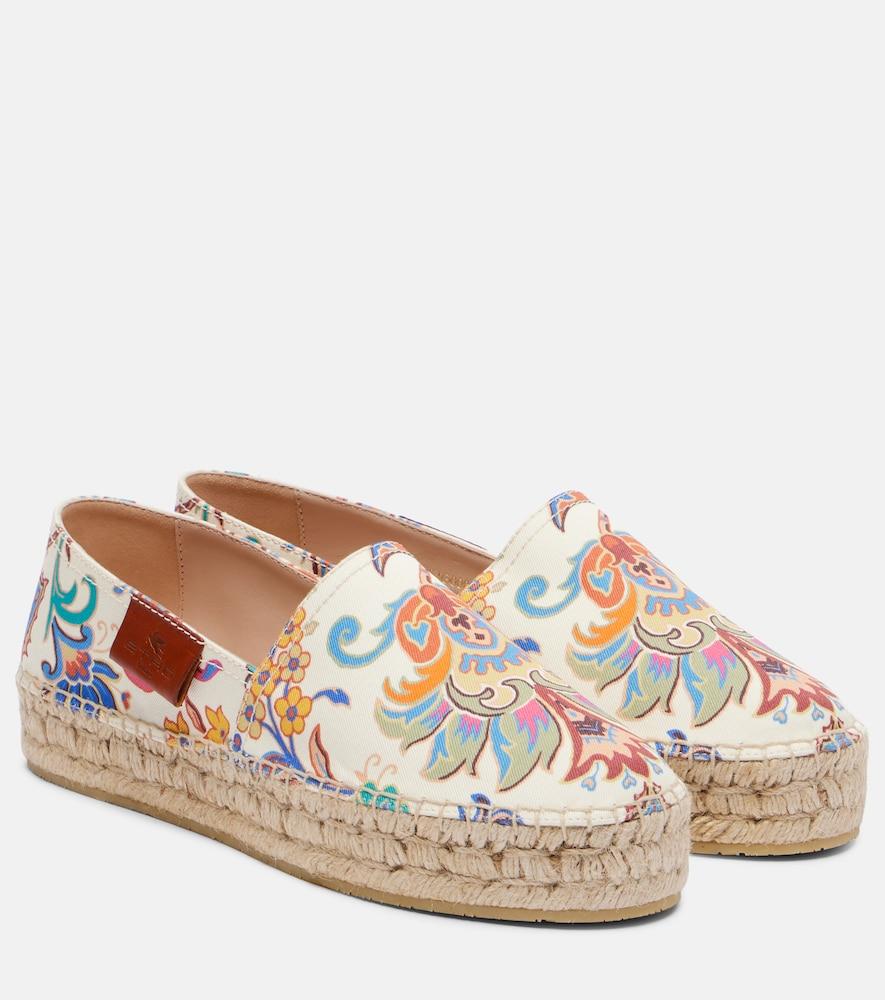 etro floral espadrilles
