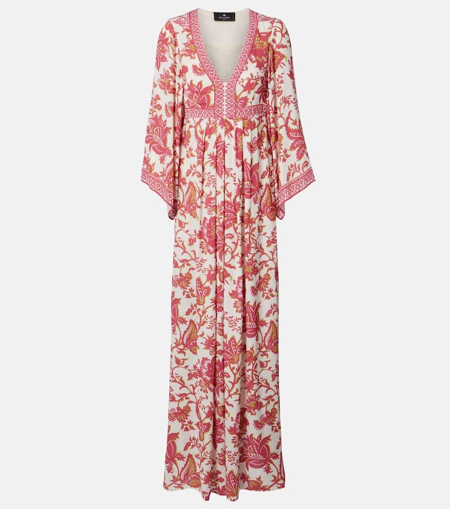 etro floral maxi dress