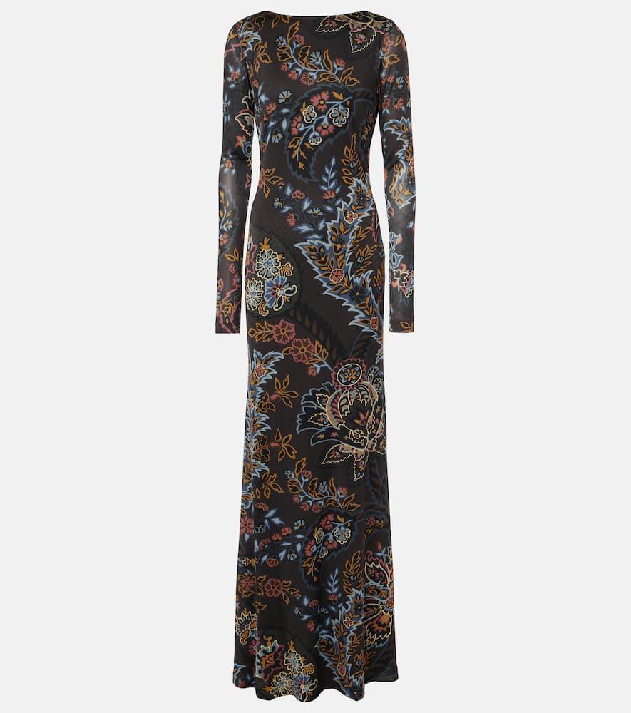etro floral maxi dress