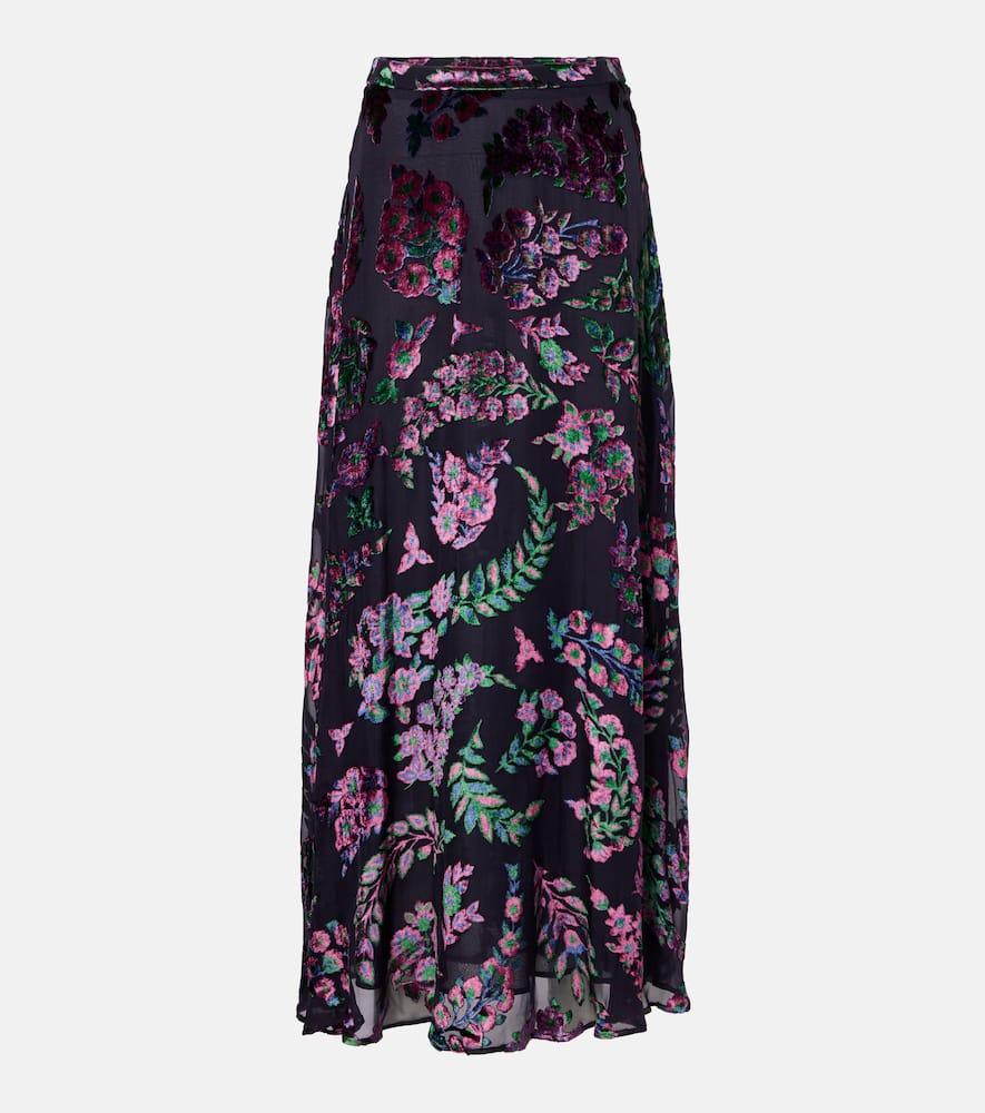 etro floral maxi skirt