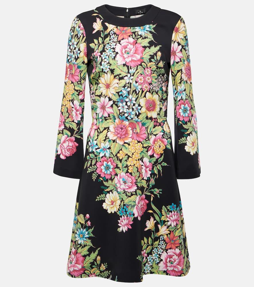 etro floral minidress