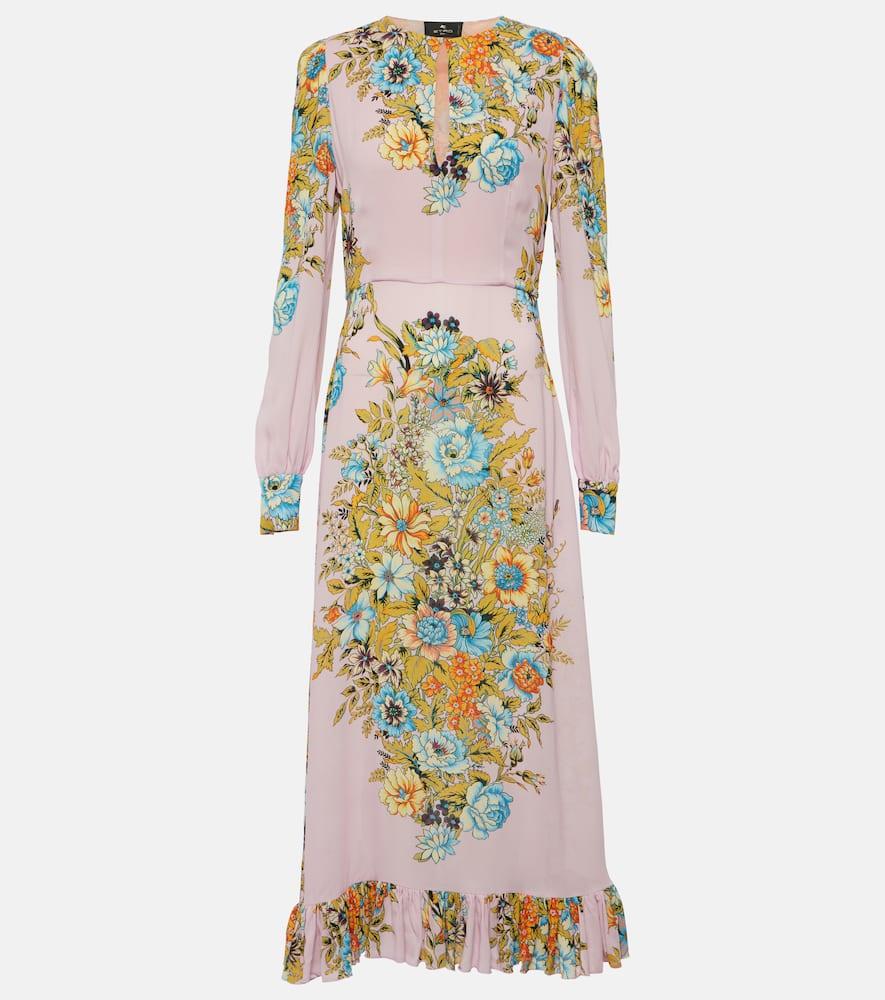 etro floral minidress