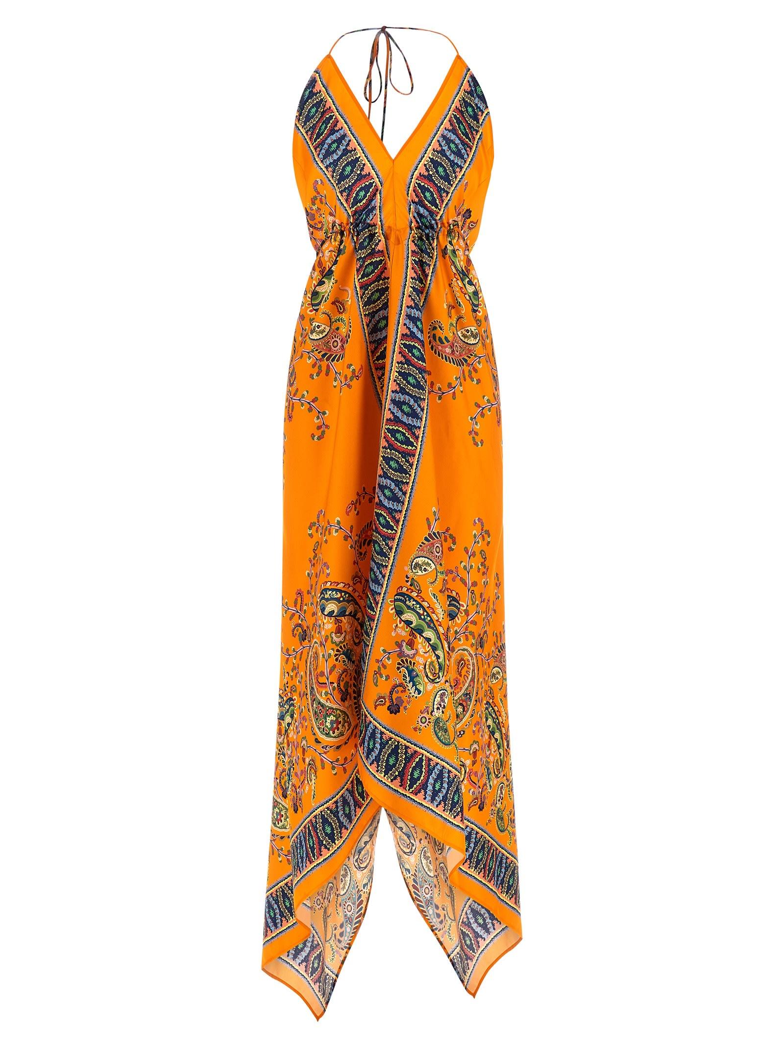 etro floral paisley dress