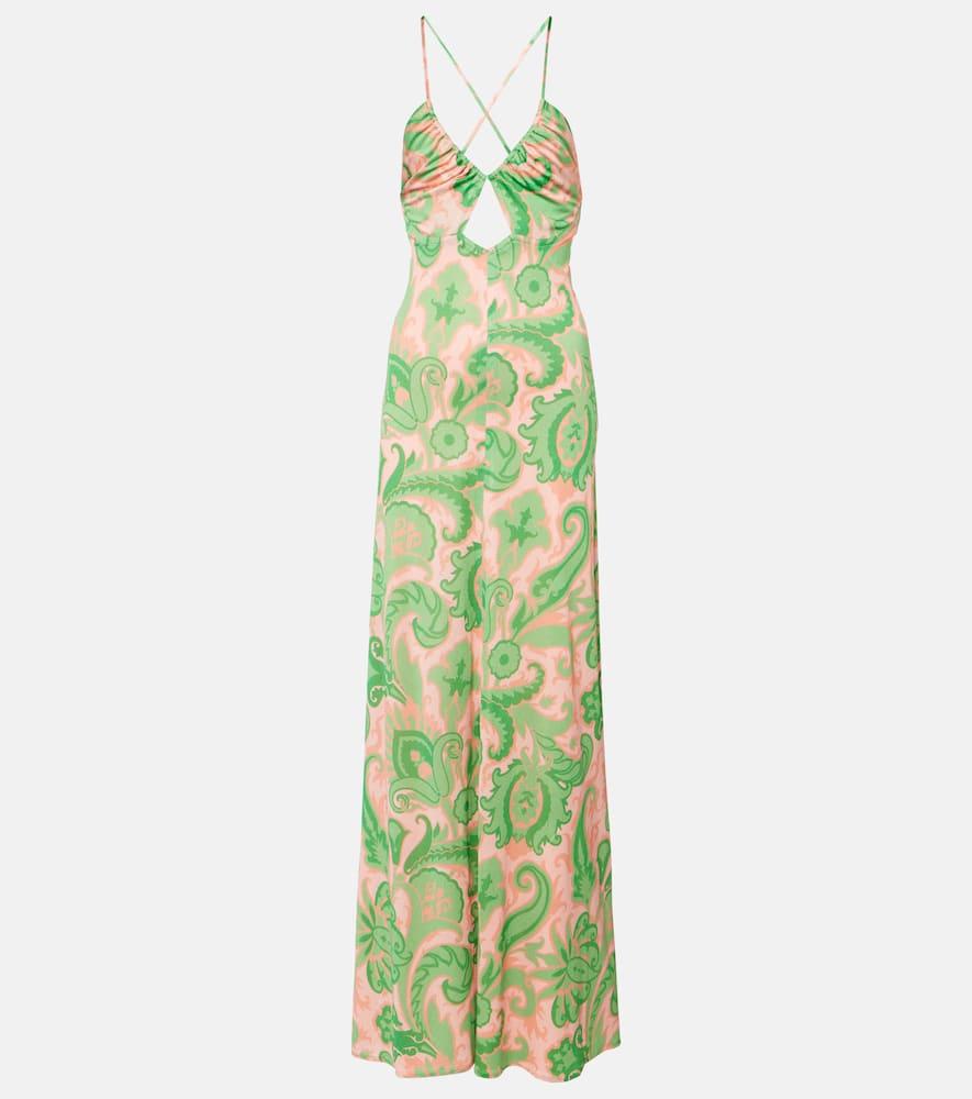 etro halterneck maxi dress
