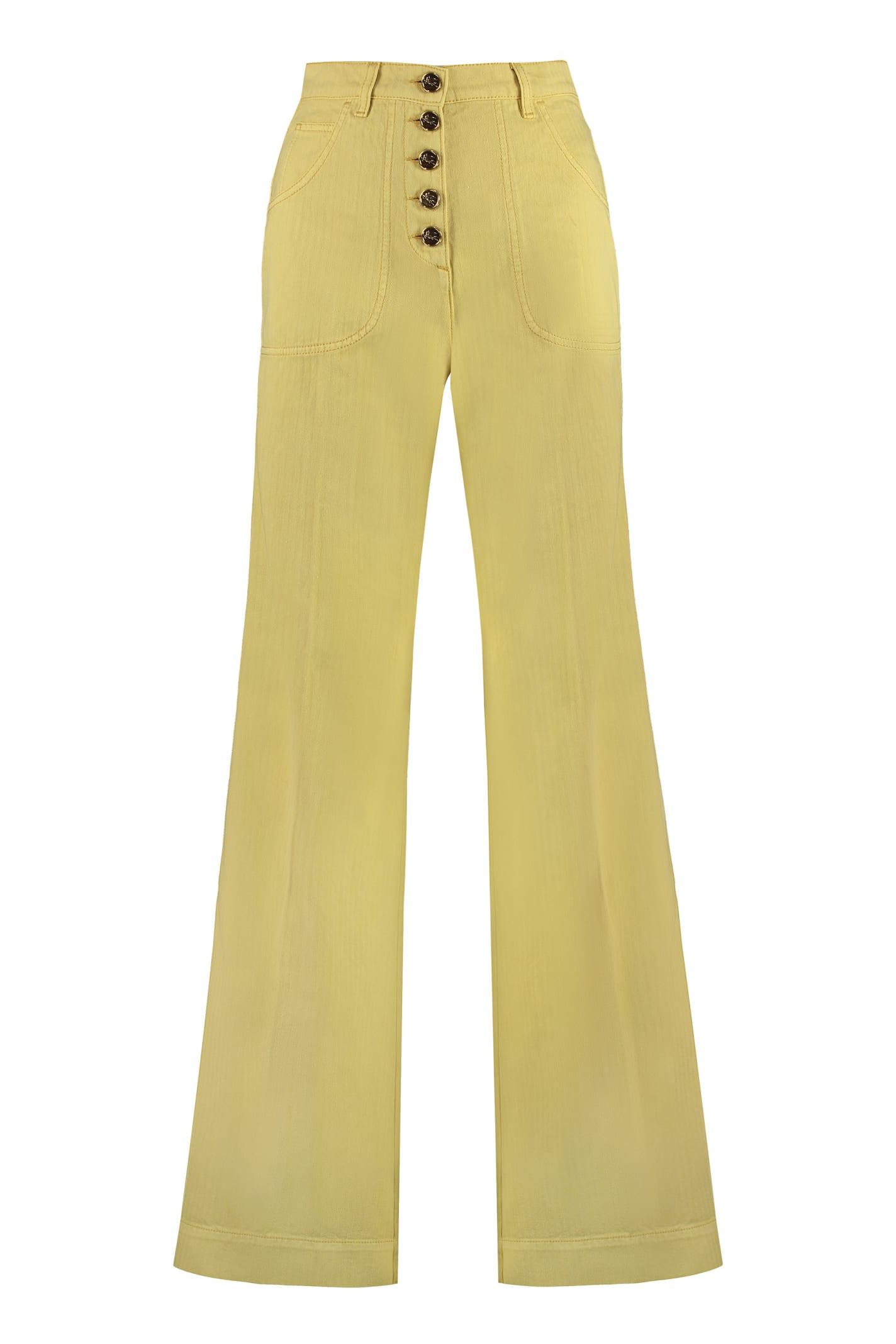 etro high-rise flared jeans