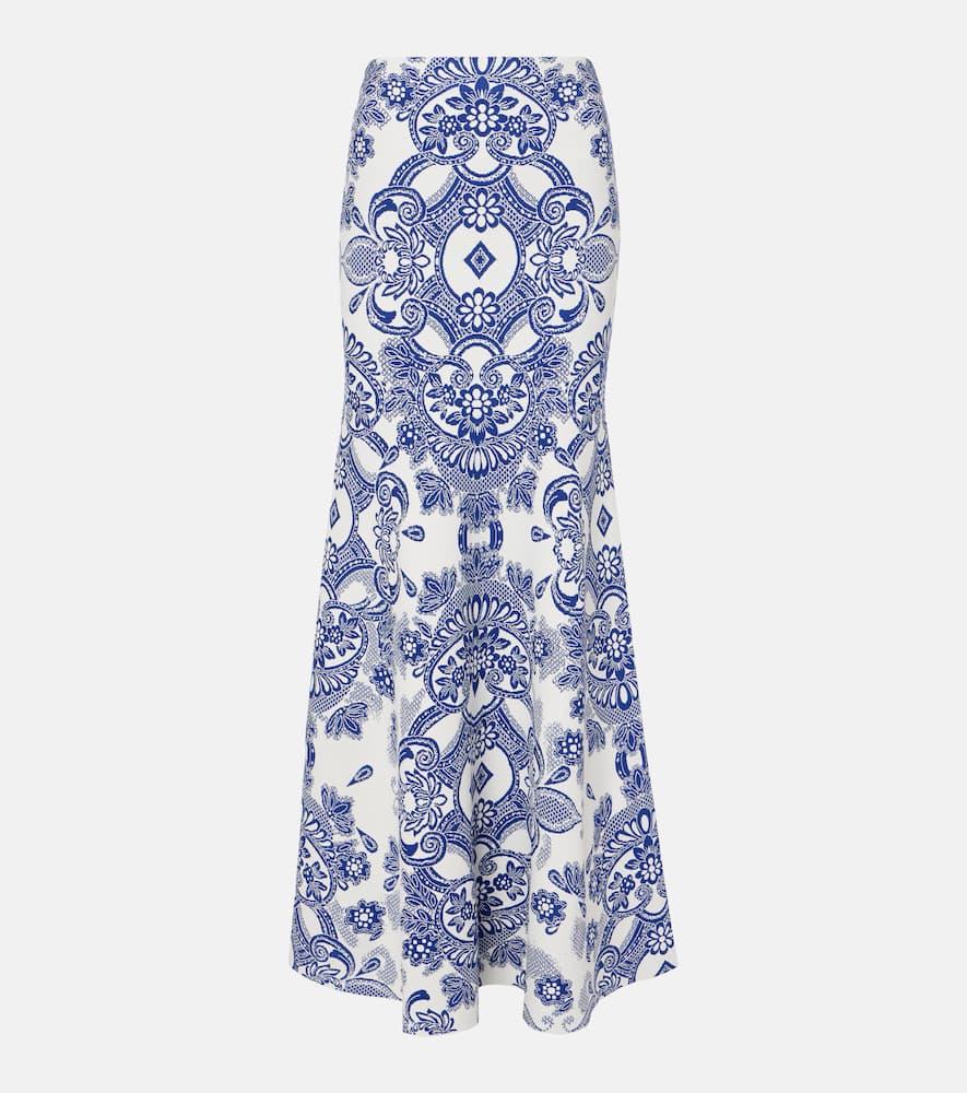 etro jacquard maxi skirt