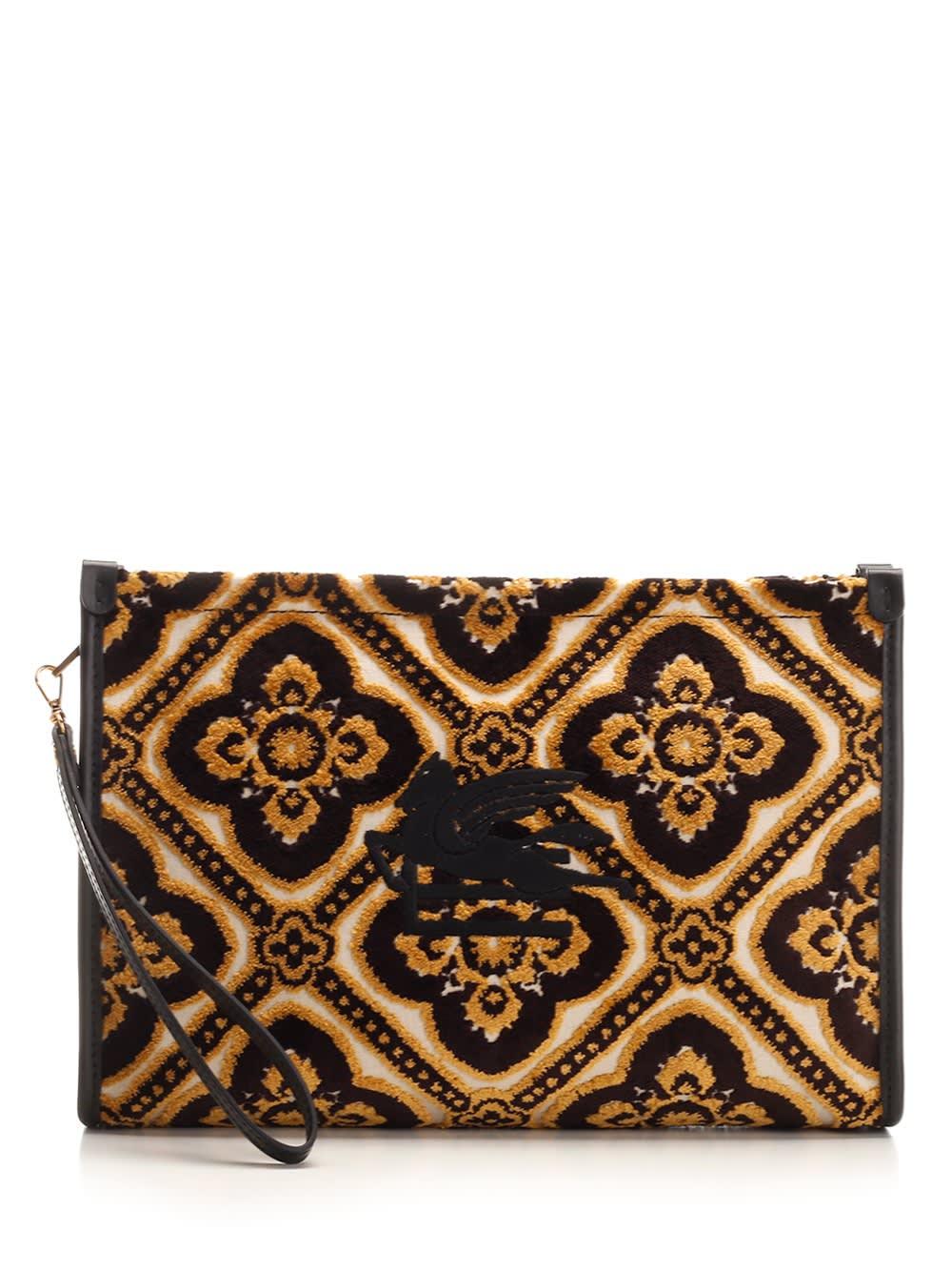 etro jacquard pouch