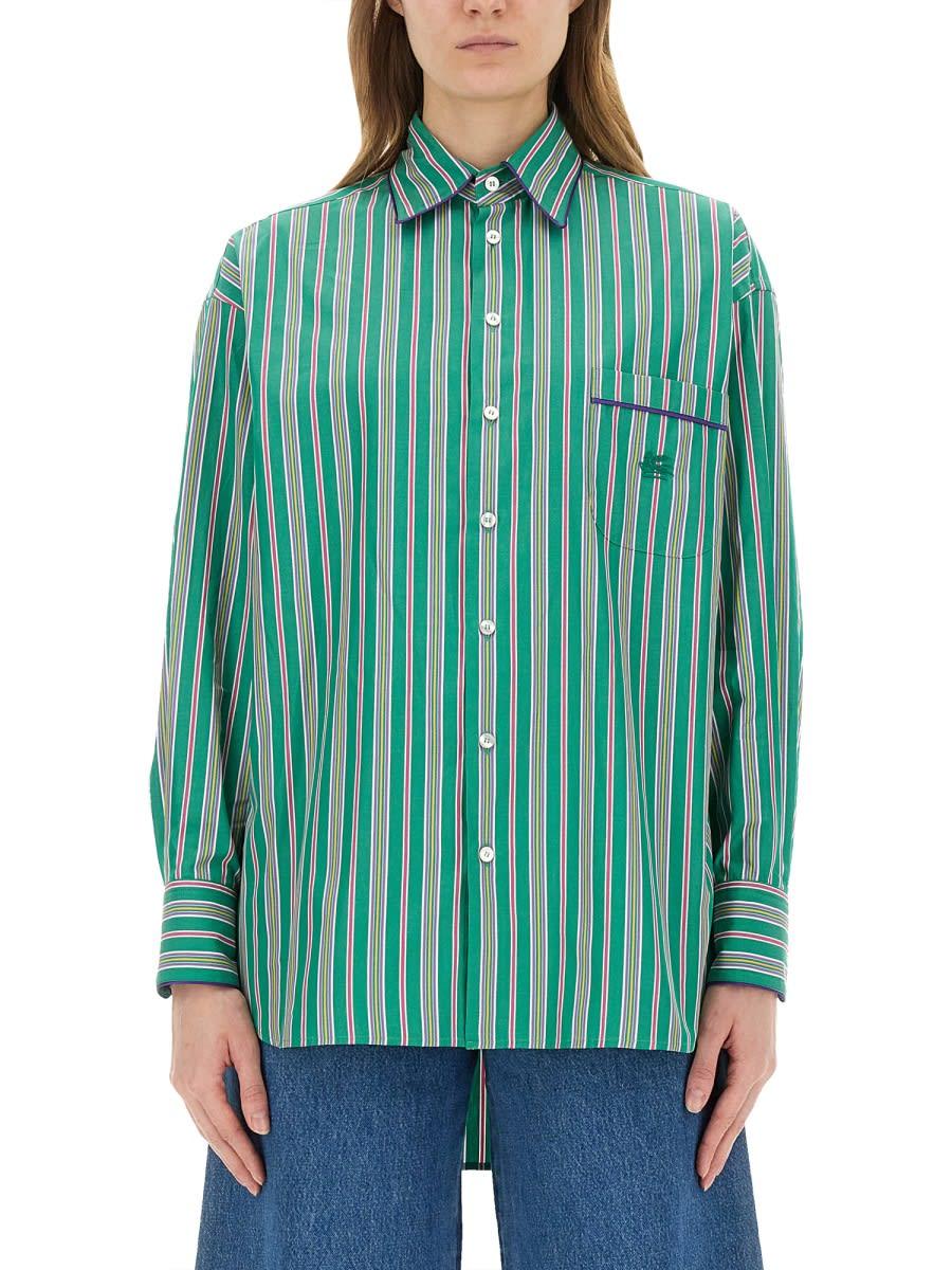 etro jacquard shirt