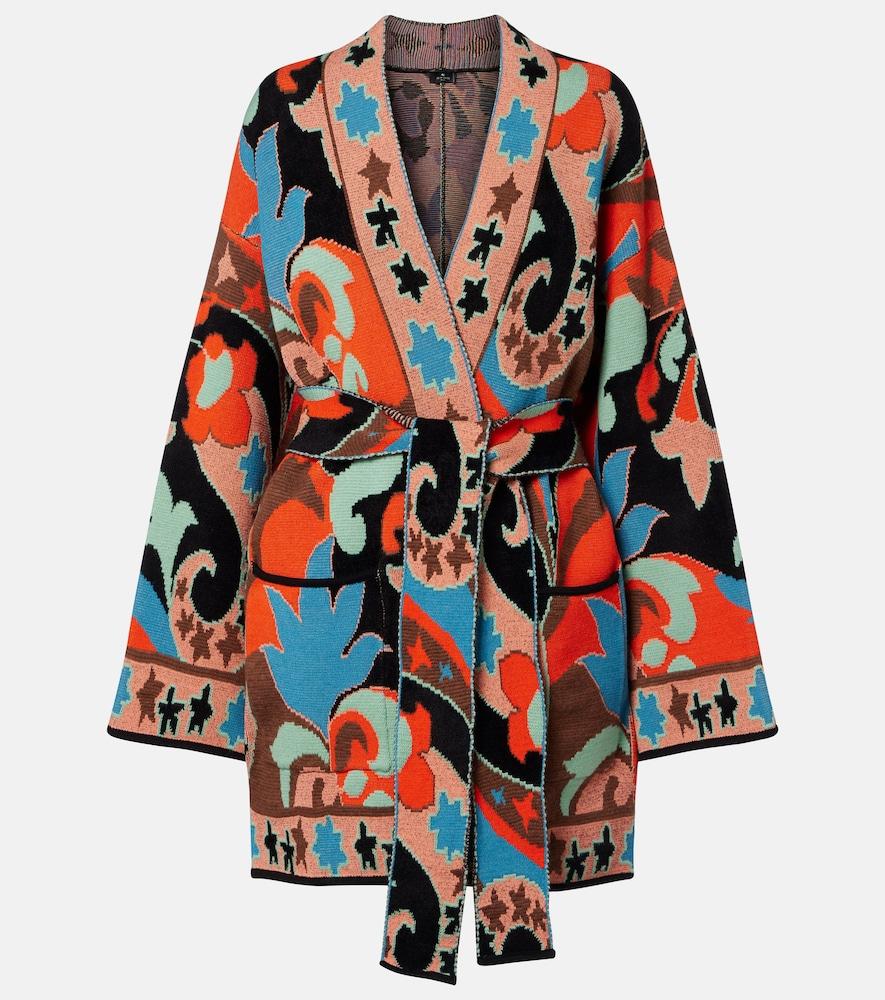 etro jacquard wool