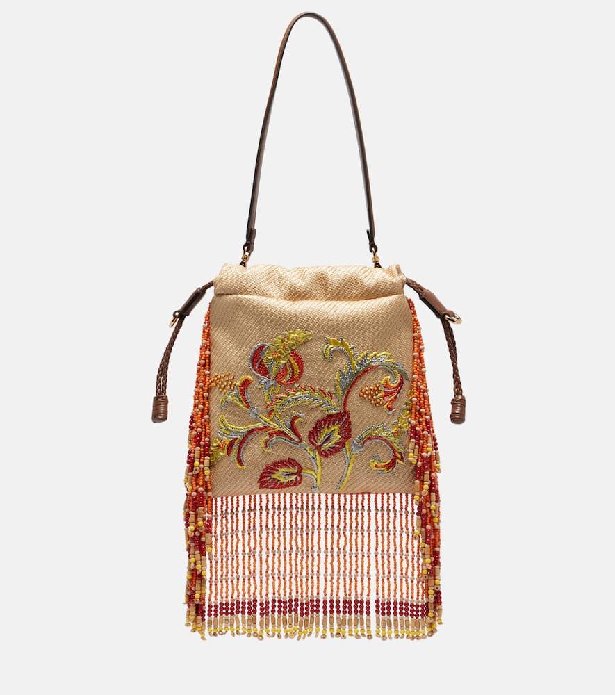 etro kalispera small embroidered pouch